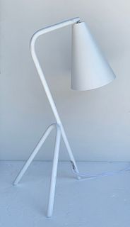 White metal Lamp by Tarogo, Japan