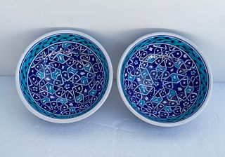 Pair of hand-made bowls by Marmara Gini