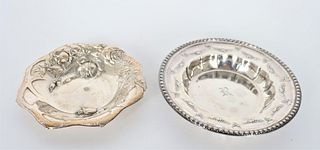 Pair of Sterling Silver Dishes, 5.38 OZT