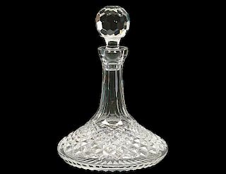 WATERFORD CRYSTAL SHIP'S DECANTER