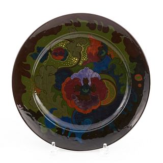 Gouda Pottery Art Nouveau Plaque