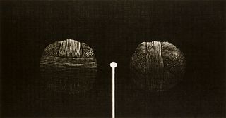 Yozo Hamaguchi "Almost Symmetric" Mezzotint 1994