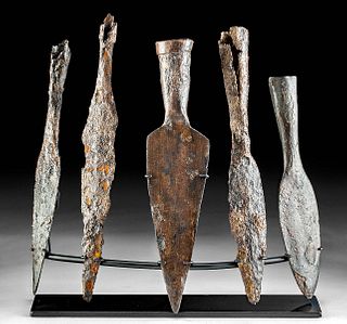 Celtic, Roman, Viking & Medieval Iron Spear Heads (5)
