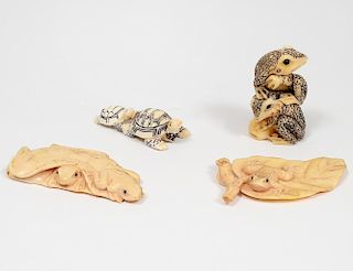 GROUP OF FOUR IVORY STUDIES
