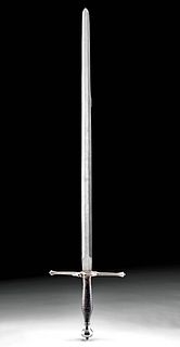 18th C. German Steel & Leather Long Sword