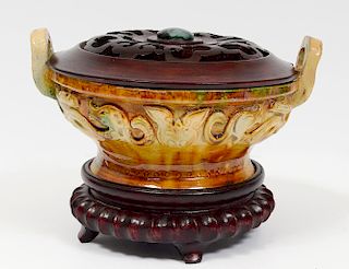 TANG STYLE POTTERY CENSER