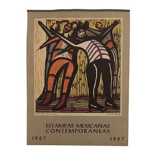 Estampas Mexicanas Contemporáneas. Calendario 1967.  México: Litográfica Maico, 1967.  12h. Ilustración por Agustín Tamayo, Fco. Luna.