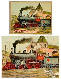 McLoughlin Bros. Locomotive Picture Puzzle