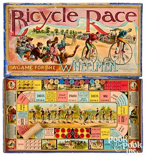 McLoughlin Bros. Bicycle Race Game for Wheelman