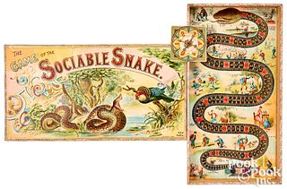 McLoughlin Bros. Game of the Sociable Snake