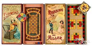 Two early McLoughlin Bros. games, ca. 1888-1889