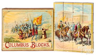 McLoughlin Bros. Columbus Blocks, ca. 1893