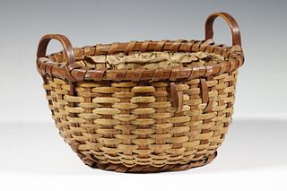 MAINE MADE SEWING BASKET