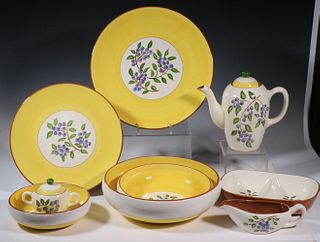 (9) STANGL "BLUEBERRY" SERVING PIECES