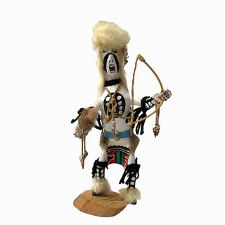 Vintage Warrior Kachina Doll