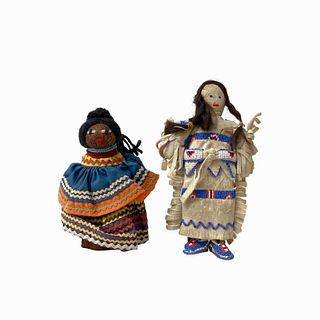 (2) Native American Spirit Dolls