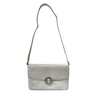 Vintage GUCCI White Leather Clutch Bag