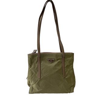 Vintage Prada Dark Olive Green Shoulder Bag
