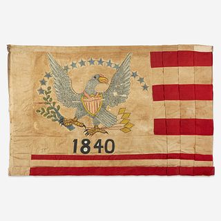 A 13-Star American Flag associated with pre-statehood California dated, "1840"