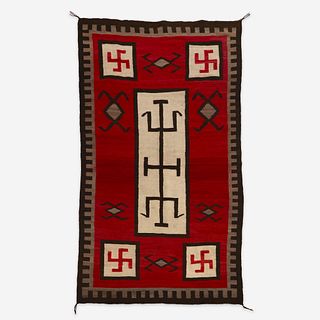 A Navajo rug J.B. Moore, Crystal, New Mexico, early 20th century