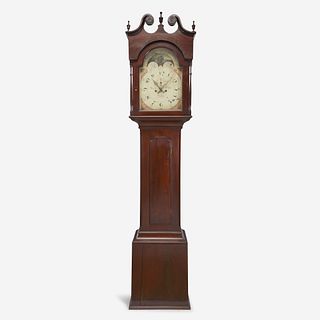 A Chippendale carved mahogany tall case clock Daniel Oyster (1766-1845), Reading, PA, early 19th century