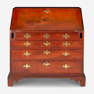 A Chippendale walnut slant-front desk Delaware Valley, late 18th century