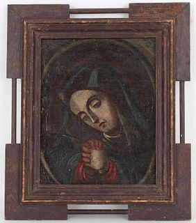 17th C. Old Master Painting of The Virgin Mary
