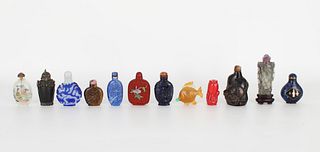 (12) Chinese Snuff Bottles