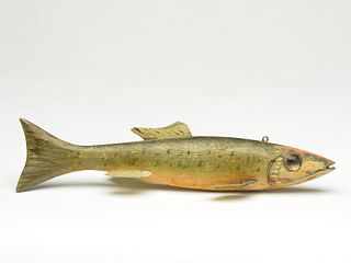 Walleye fish decoy, Andy Trombley, Mt. Clemens, Michigan.
