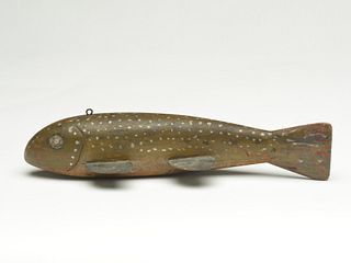 Sucker fish decoy, Ted VanDenBossche, circa 1930.