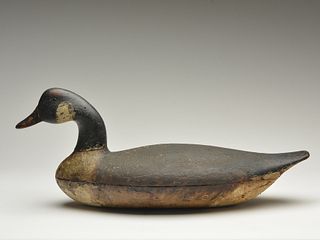 Hollow carved Canada goose, John Blair, Sr, Philadelphia, Pennsylvania, 3rd quarter 19th century.