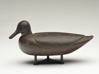 Teal in the Delaware River style, unknown maker, circa 1900 or earlier.