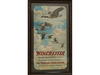 Rare Winchester advertising poster.