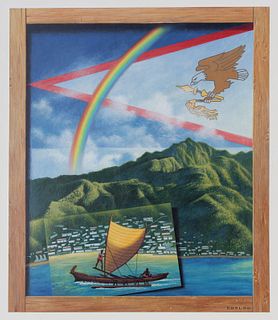 Howard Koslow (1924 - 2016) "American Samoa"