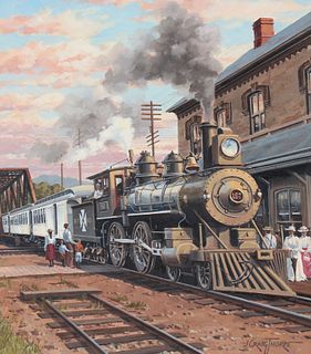 J. Craig Thorpe (B. 1948) "Connecticut Locomotive"