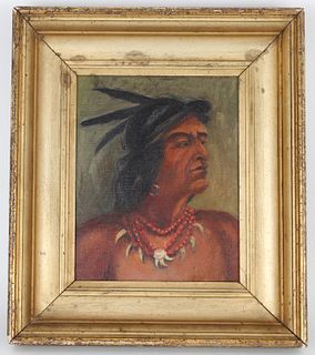American School, Native American Portrait