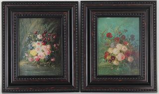 (2) Old Master Style Still Life Paintings, Signed