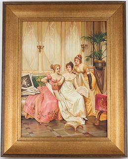 Continental School, Females in a Salon