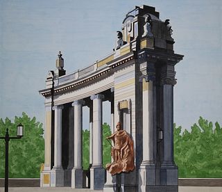 Erik Nitsche (1908 - 1998) Charlottenburg Gate