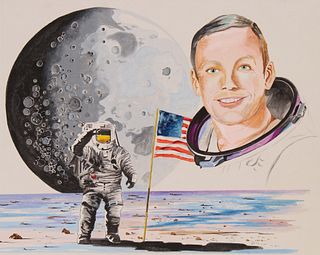 Robert Carlin (B. 1925) "Neil Armstrong"