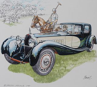 Basil Smith (B. 1925) "Bugatti Royal Type 41"