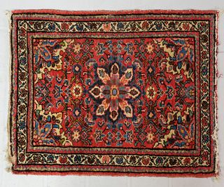 Antique Persian Sarouk Prayer Rug