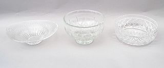 Lot of 3 Waterford Crystal Bowls
