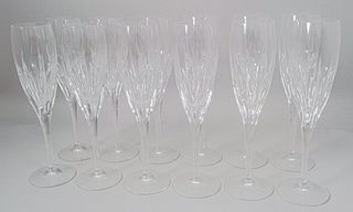 Set of 12 Waterford Tranquility Champagne Flutes