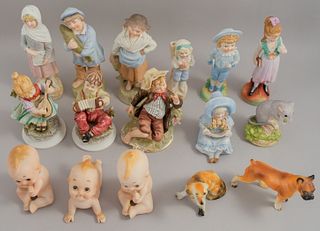 Large Group Bisque Figurines