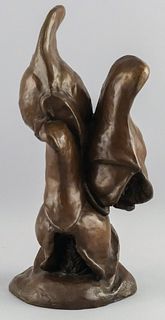 20th Century Bronze "Monkshood"