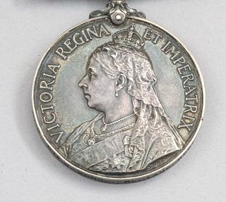 Victorian Era South African Silver Campaign Medal
