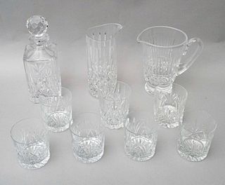 Lot of 9 Waterford Bar Wares