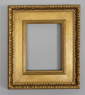 Pre-Raphaelite Watts Style Gilt Oak Frame
