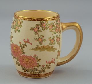 Antique Satsuma Japanese Mug